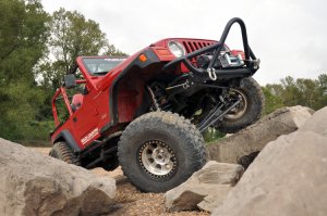 Jeep Wrangler Suspension Lift Kit - Rough Country - 6 Inch Lift Kit, Long Arm, M1 - '97-'06